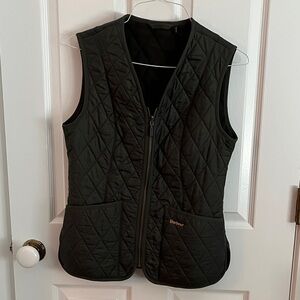 Barbour Women's Dark Green Quilted Vest